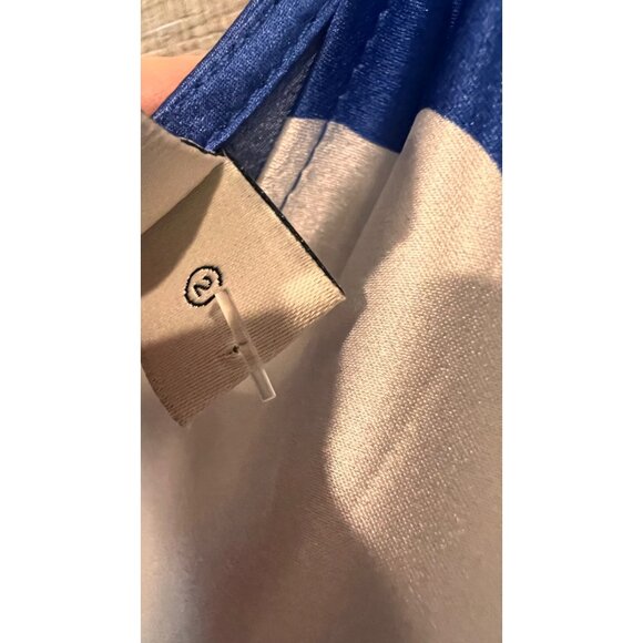 NEW SIR THE LABEL  Blue silk Esme Maxi Dress SIZE 2/ M - Picture 10 of 12